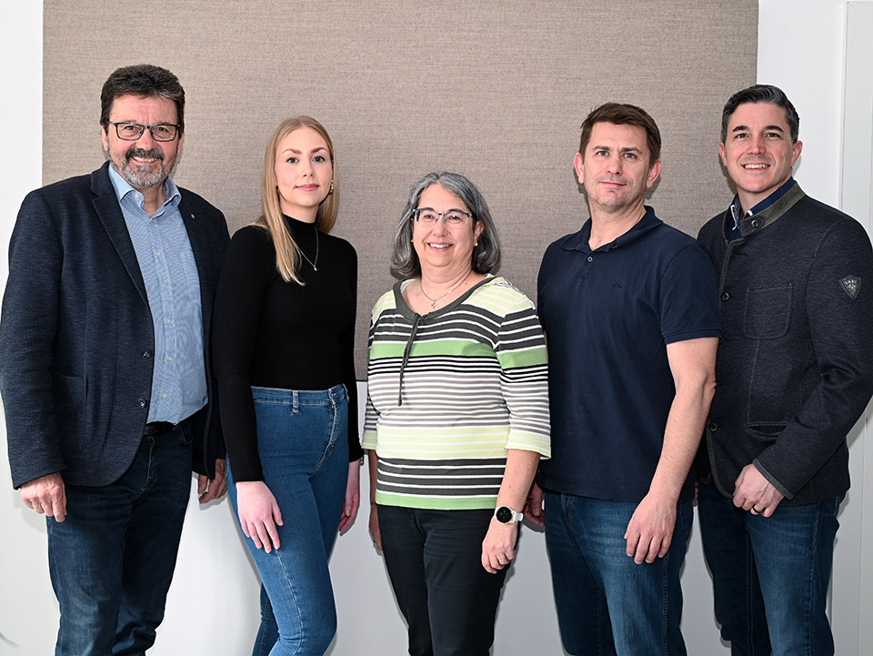 Bgm. Gerhard Lentschig, KV-Stv. Nina Binder, Ulrike Wagner, KV Ernst Hundlinger und StADir. Matthias Pithan (v. l.) Foto: Gabriele Hohenegger 